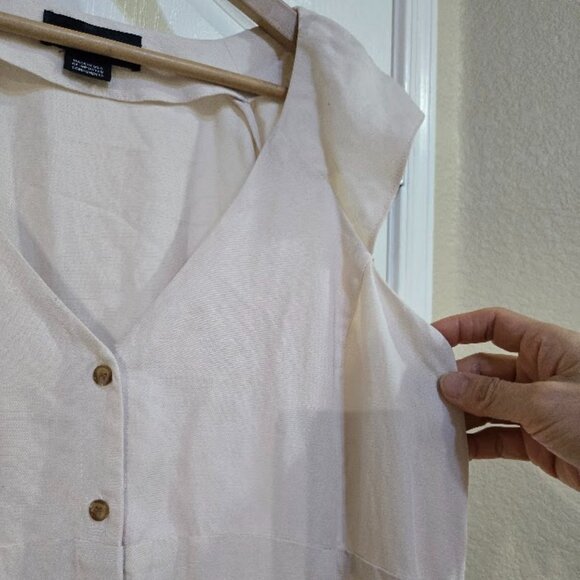 Hatch Ivory Sleeveless Midi Dress - Picture 8 of 12